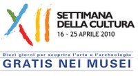 Logo Settimana della Cultura 2010