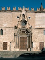 Teramo, la facciata principale del Duomo